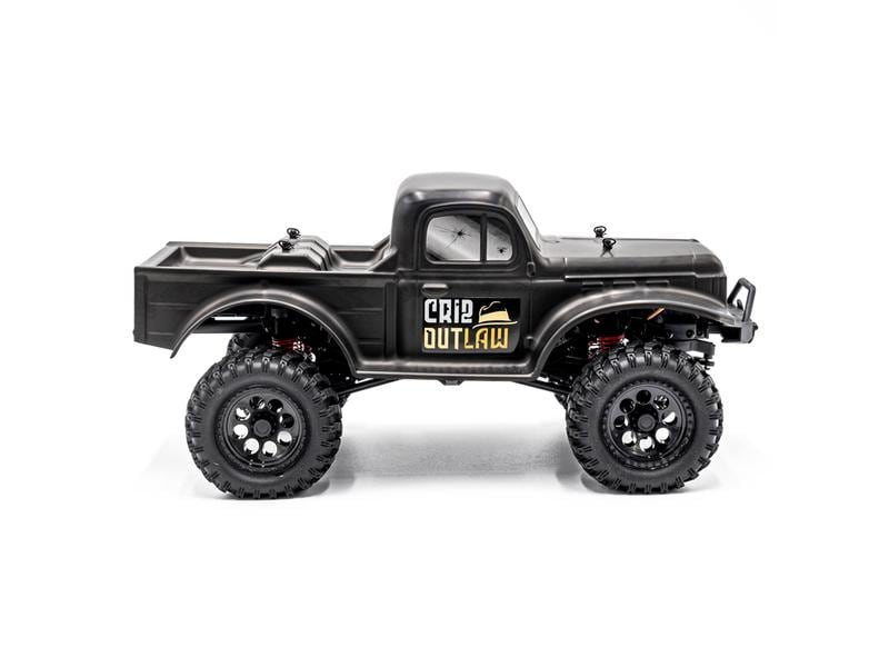 Funtek Scale Crawler CR12 Outlaw Schwarz, RTR, 1:12 4x4 Rock Crawler Pick-up