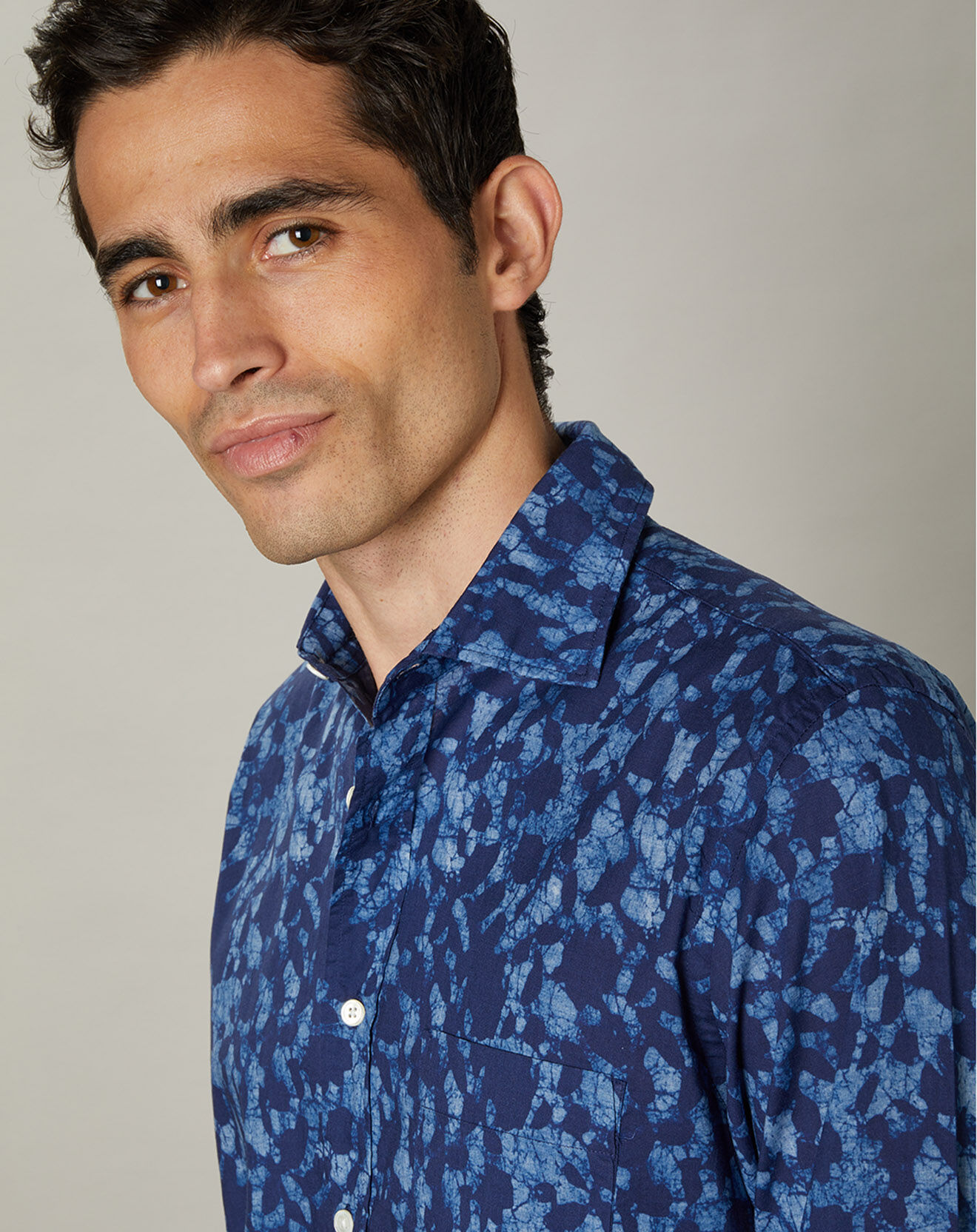 Hartford Chemise regular Paul indigo