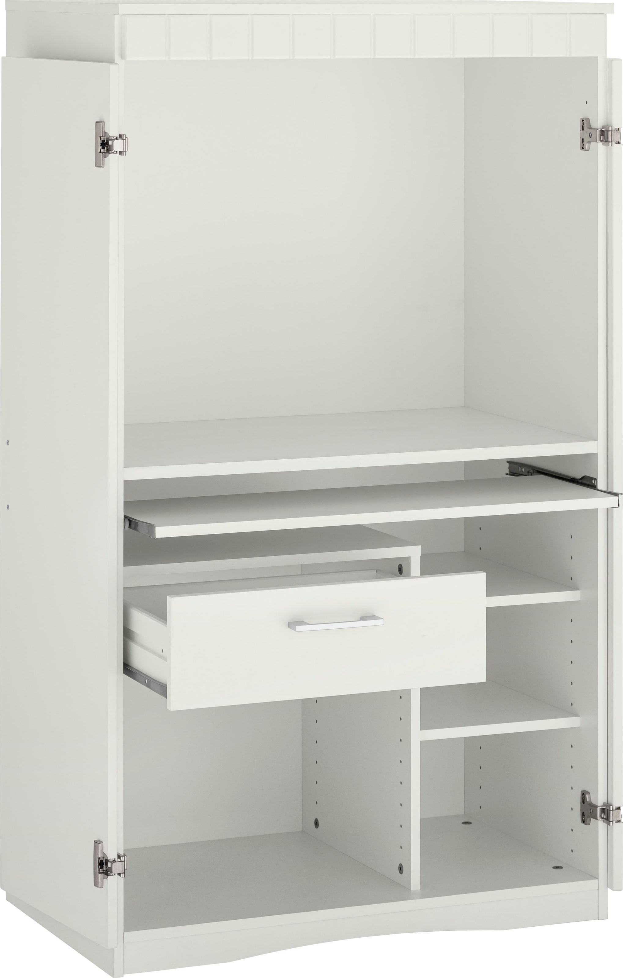 VOGL Möbelfabrik Sekretär »Niklas« PC-Schrank, Home Office, Masse 80x50x138 cm, Made in Germany