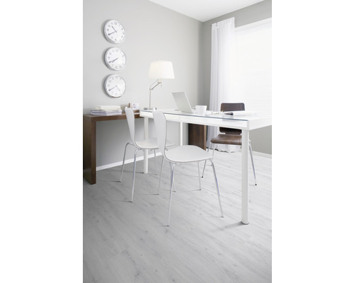 Vinylvloer CLIC55 Sunny White landelijke plank klikverbinding 1239 x 212 x 4,5 mm