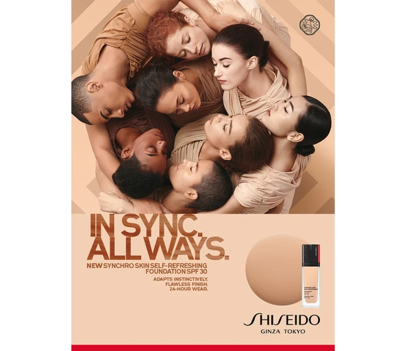 Shiseido Synchro Skin Self-Refreshing Make-up/FoundationSunstone 410
