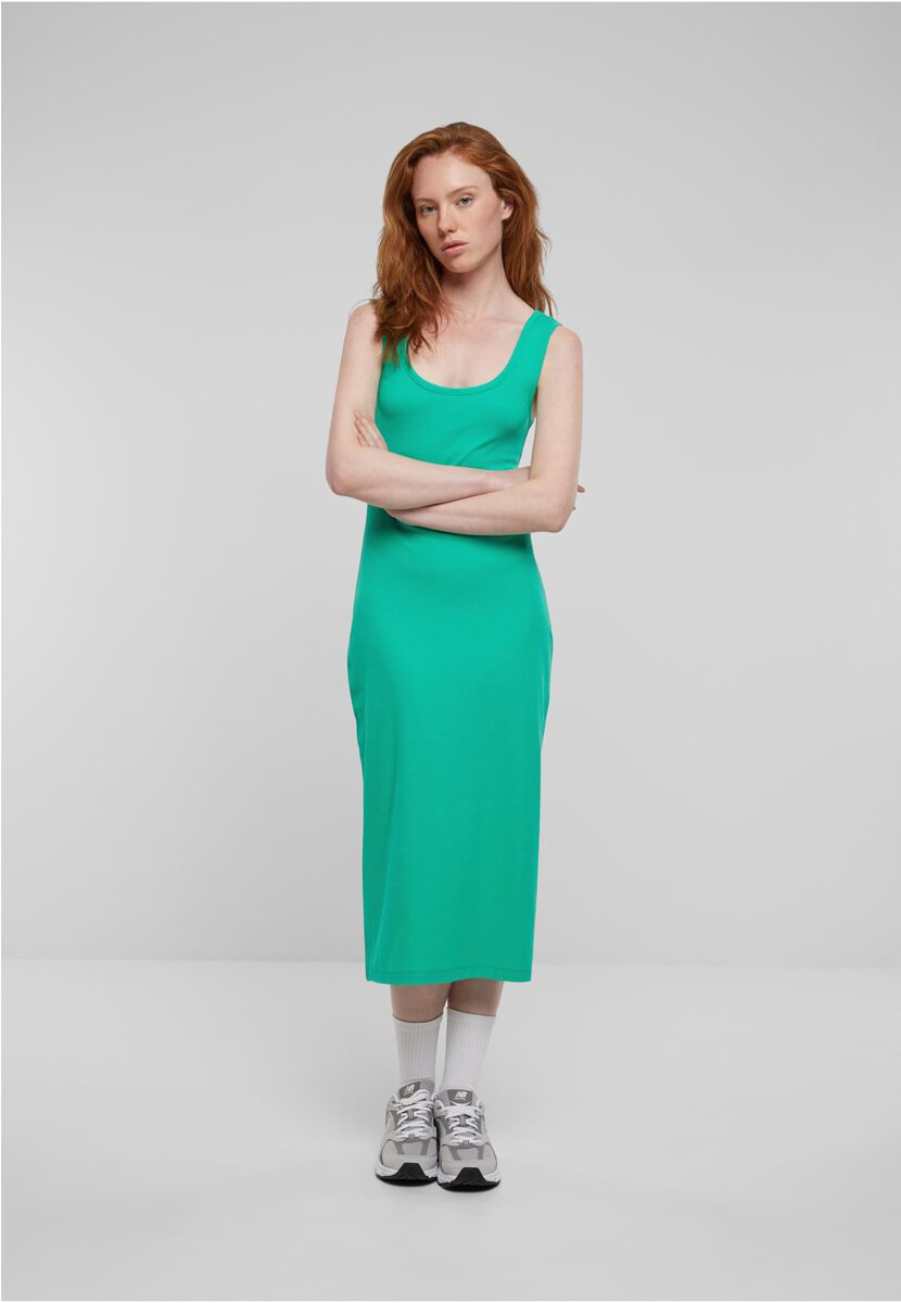 Ladies Rib Top Dress | Urban Classics Robe longue