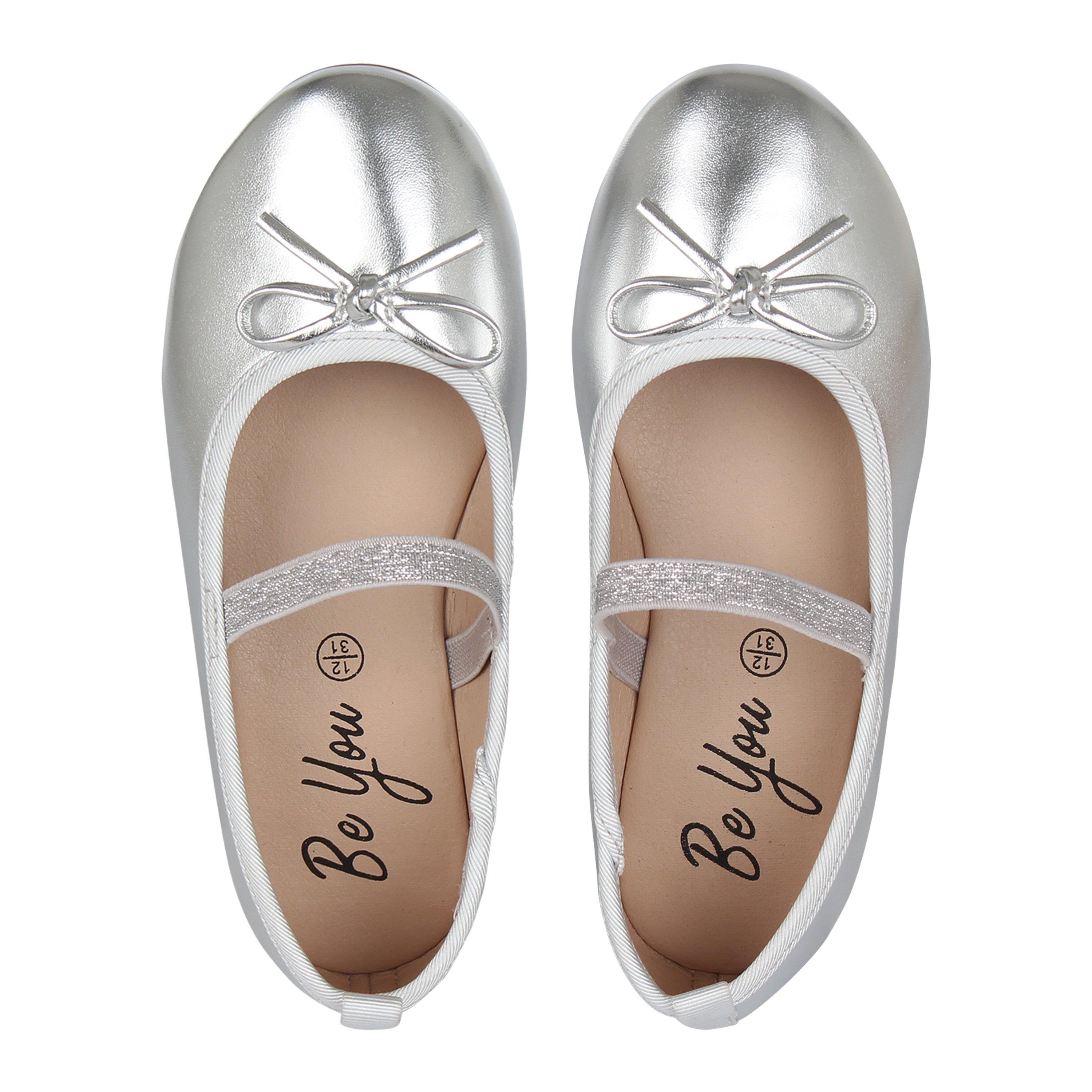 Be You Studio Girls Metallic Ballet Pump