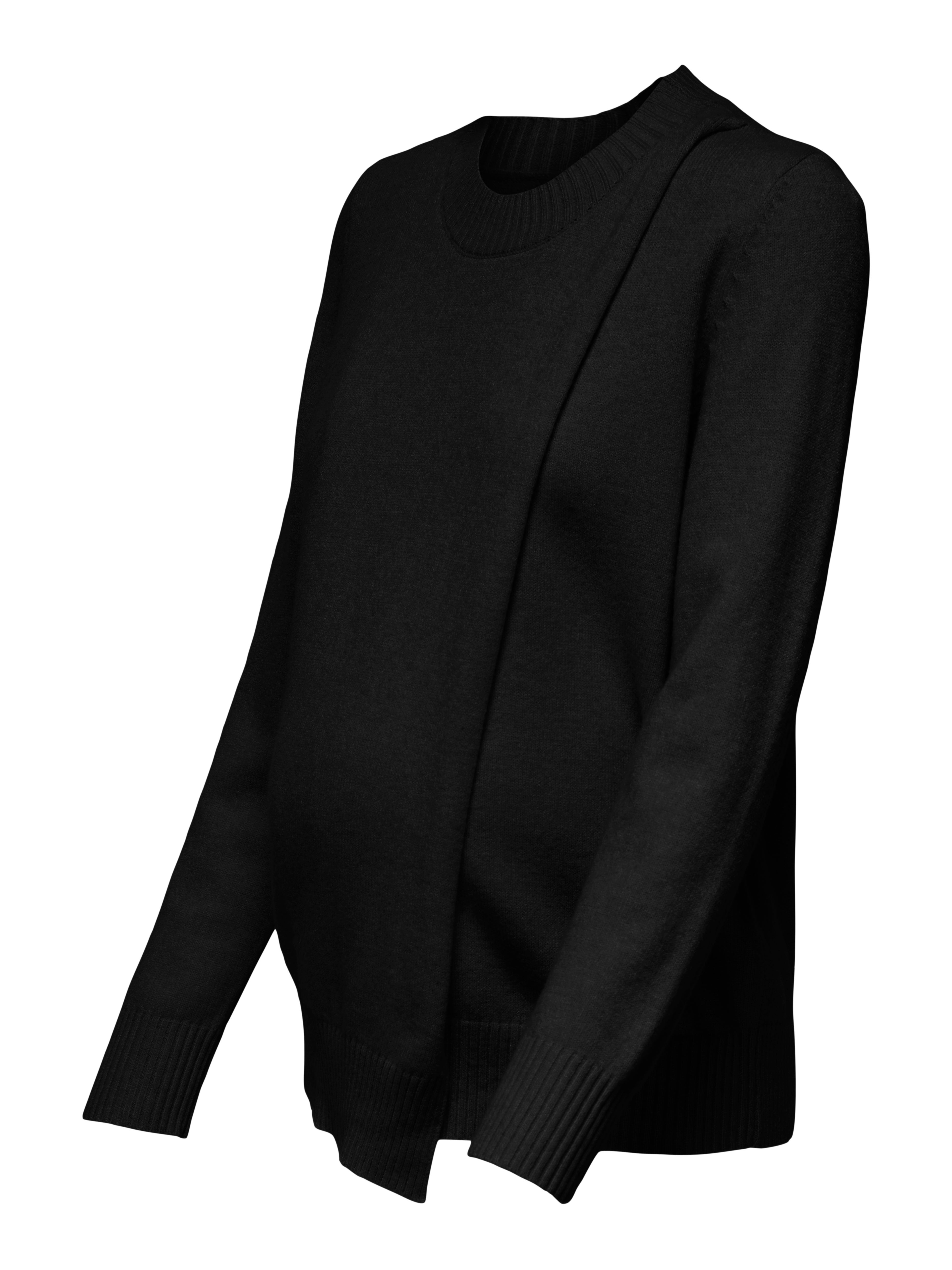 OLMCAPUCINE Strickpullover Black