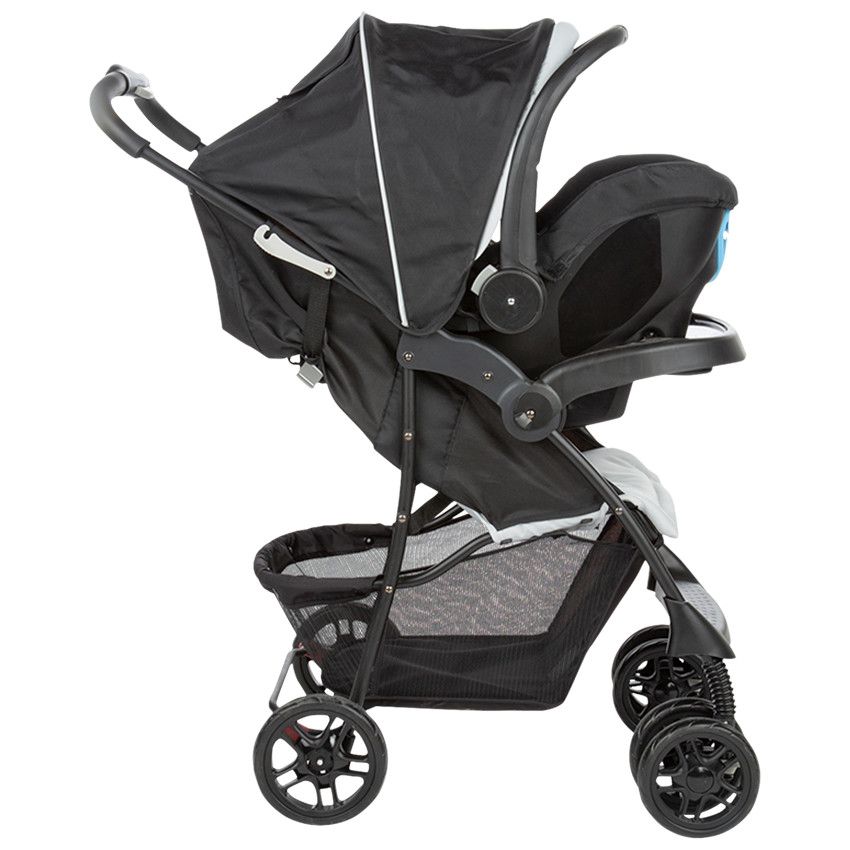 Poussette duo 2-en-1 - Gris/Noir - Ecru