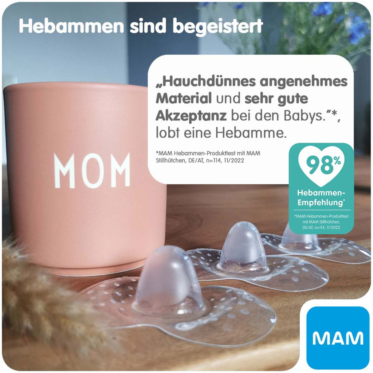 MAMMAM   Stillhütchen 2er Set L
