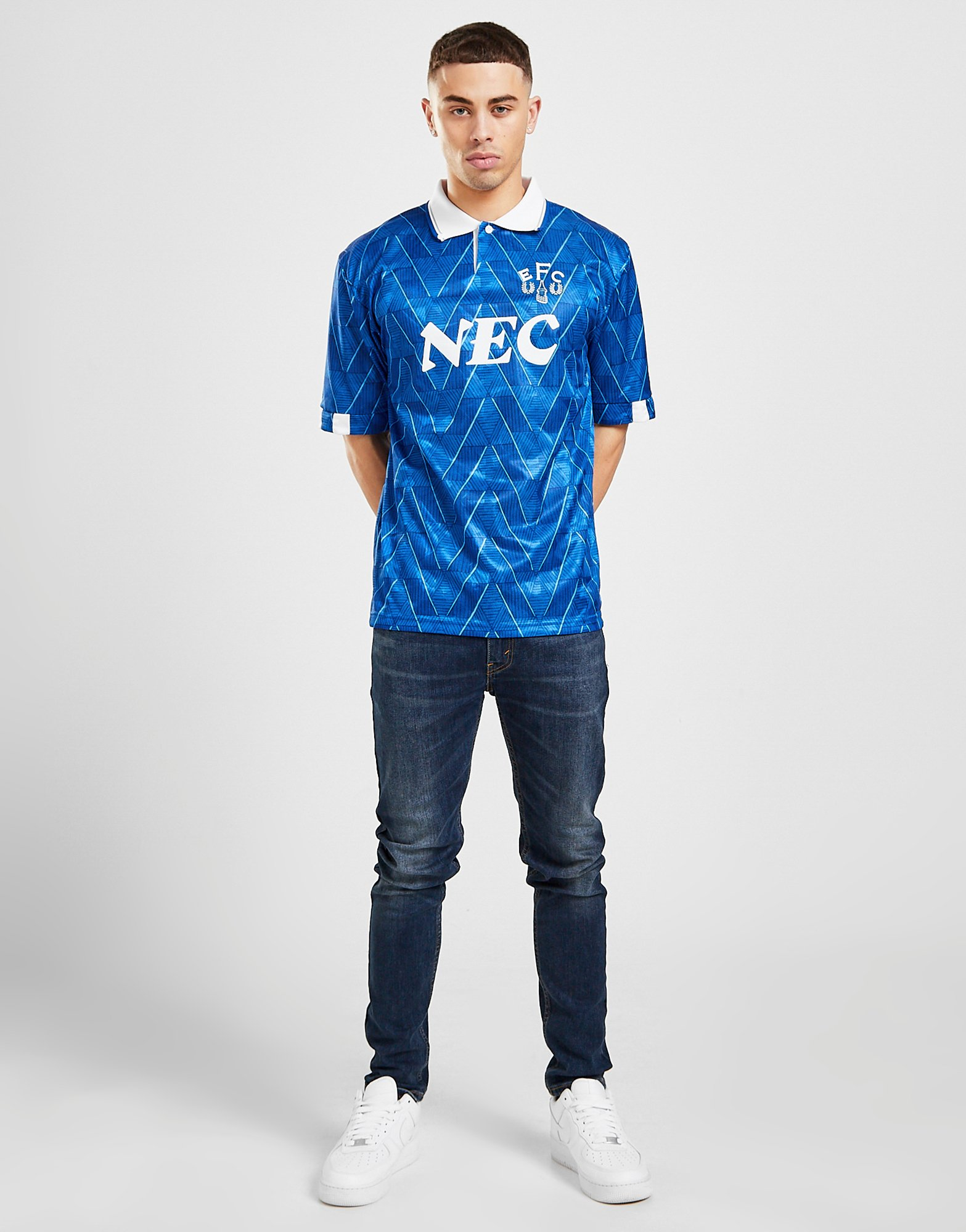 Score Draw Maillot Domicile Everton FC '90 Homme