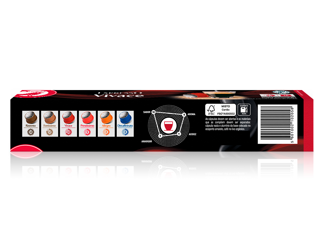 CAFÃ EXPRESSO DQ AUCHAN VIVACE INT.10 10UN