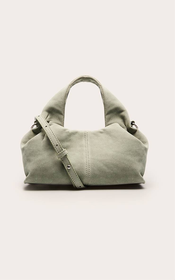 Pistache Mini Sac À Main Slouchy En Synthétique