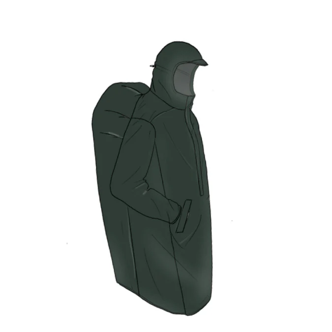 Decathlon Forclaz - Capa de chuva para caminhadas Forclaz MT500 60L