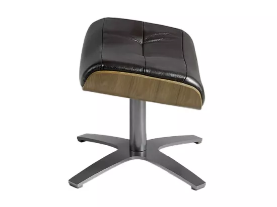 Pouf pivotant rembourré en cuir 5035 ANGEL CERDA