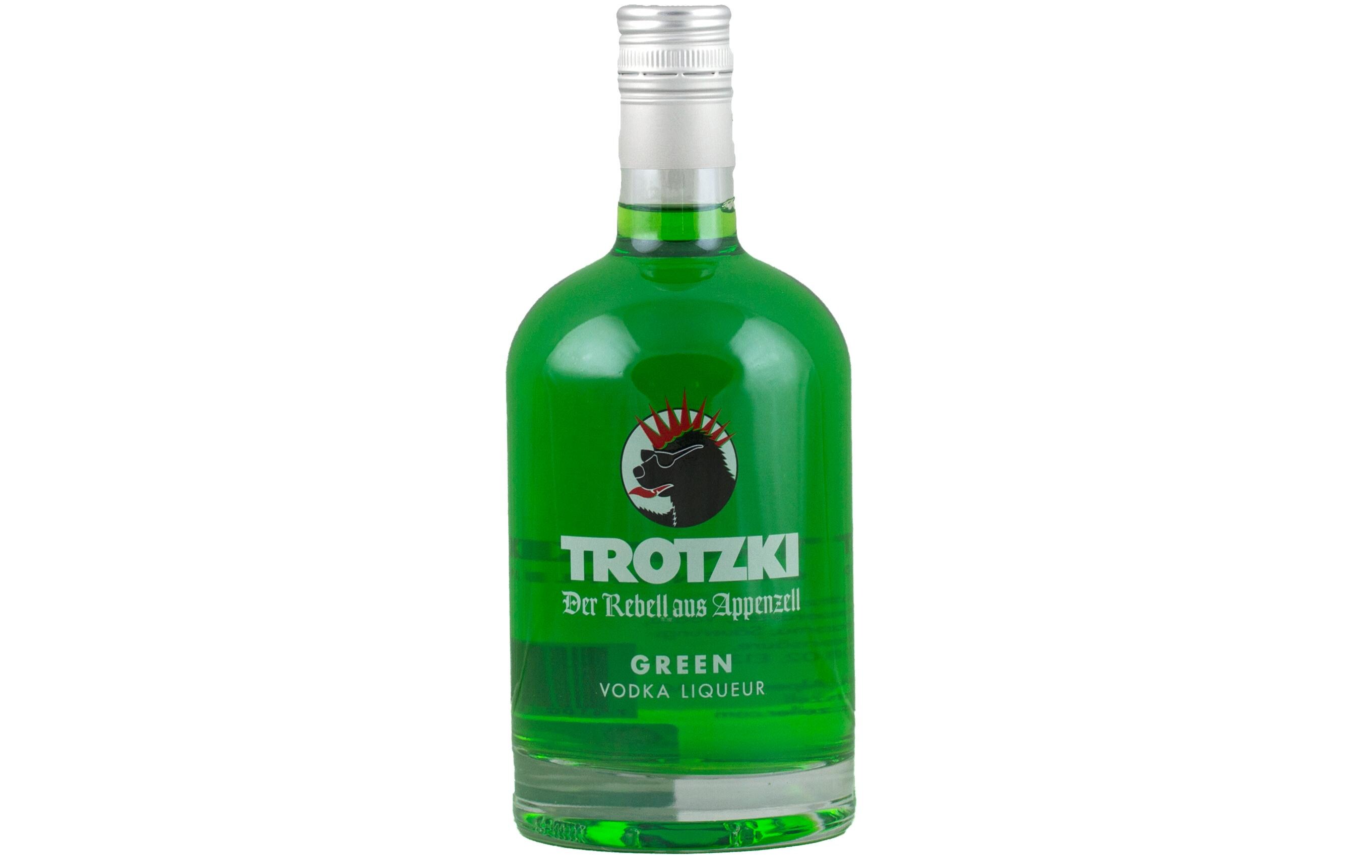 Vodka Green Likör 0.7 lSpirituosen Spezialität auf Basis von Getreide mit fruchtigem Apfel-Geschmack
