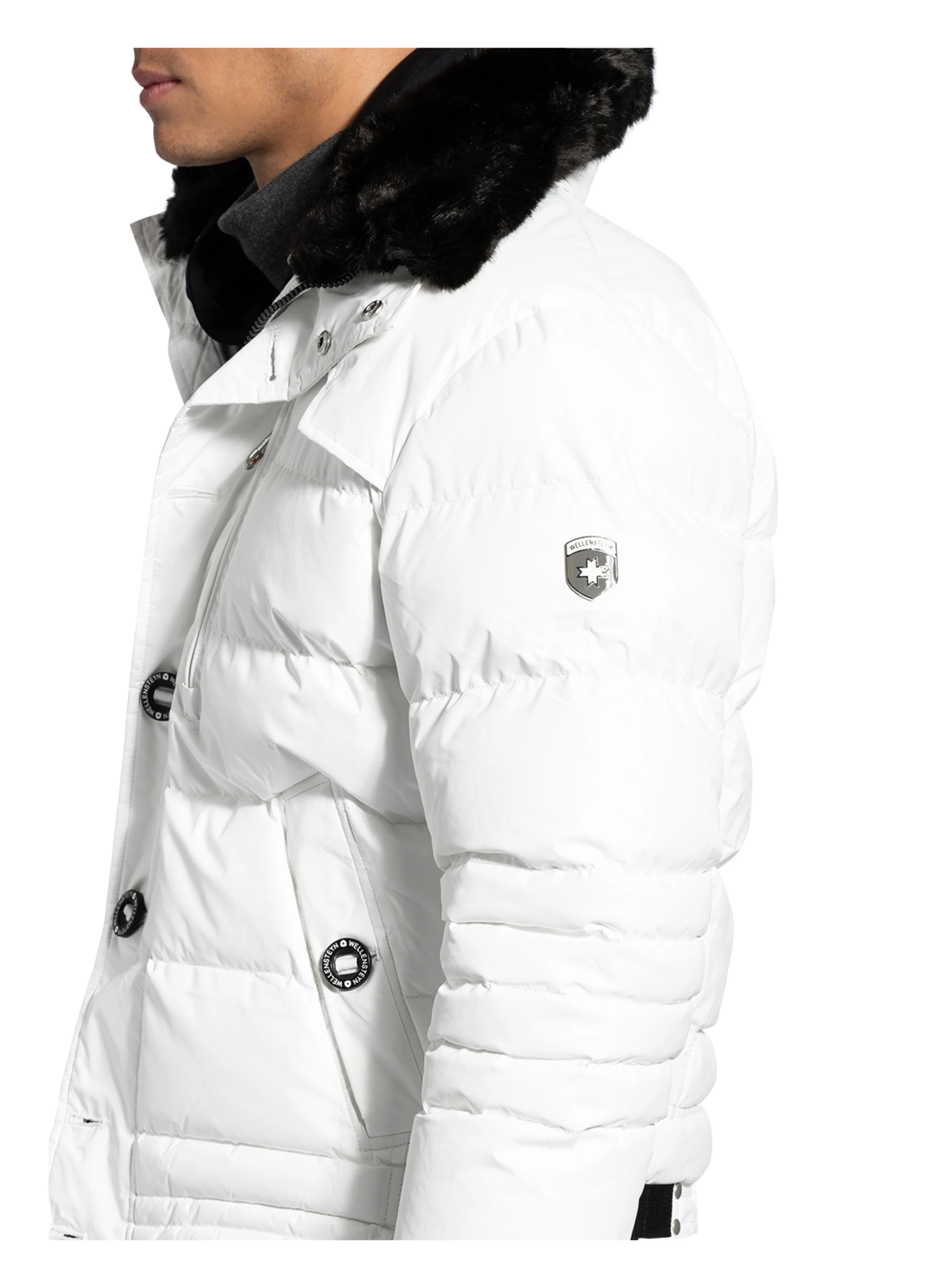 WELLENSTEYN Steppjacke STARSTREAM mit abnehmbaren Kunstpelzbesatz