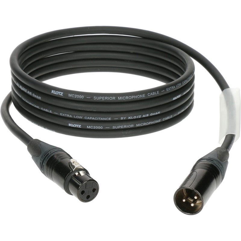 Klotz M2 3XM2T1M150 microfoonkabel Neutrik XLR 15m zwart