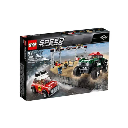 LEGO® Speed Champions 75894 Rallyeauto 1967 Mini Cooper S und Buggy 2018 Mini John Cooper Works