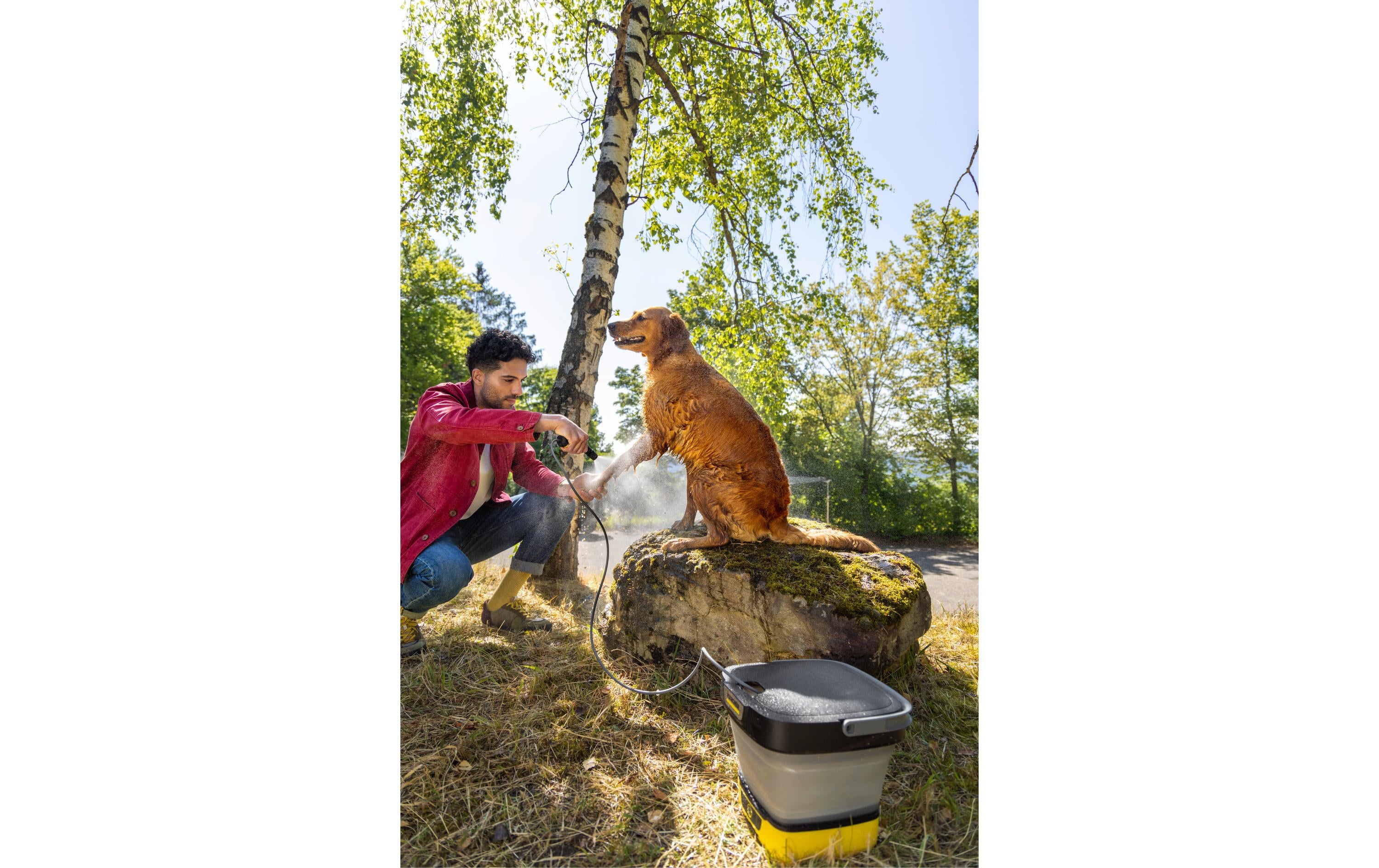 Mobile Outdoor Cleaner OC 3 Foldable<br>Mit faltbarem Wassertank einfach zu transportieren