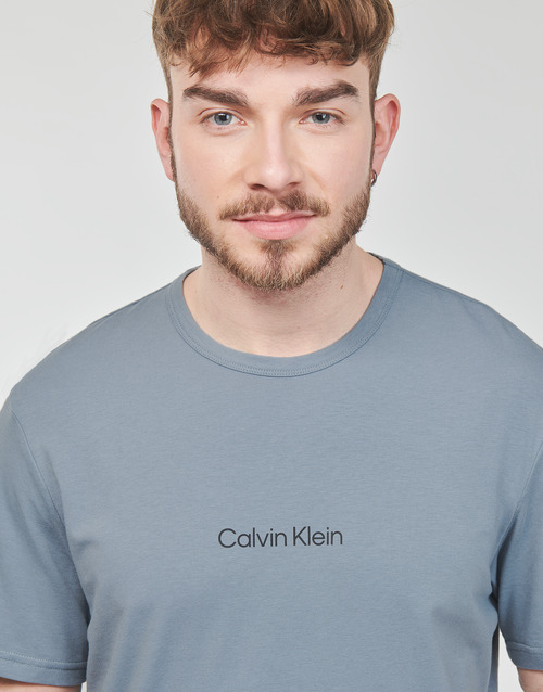 Calvin Klein Jeans - S/S CREW NECK Azul