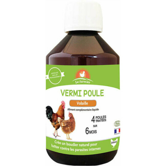 Vermipoule Le Fermier lutte contre parasites internes volailles