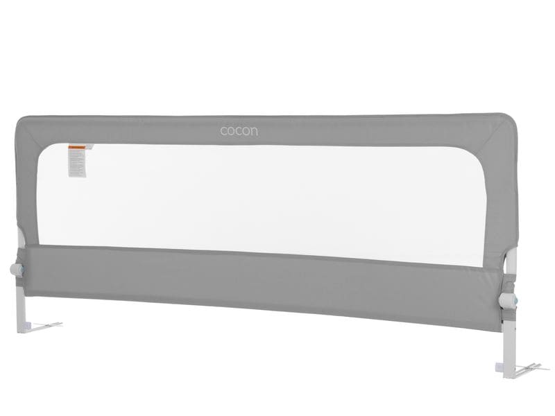 COCON Bettgitter Grau 200 x 68 cm Bettschutzgitter für Ihr Kind