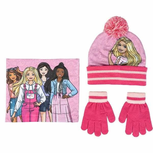 Hatt, Skjerf og Hansker Barbie 2-8 år
