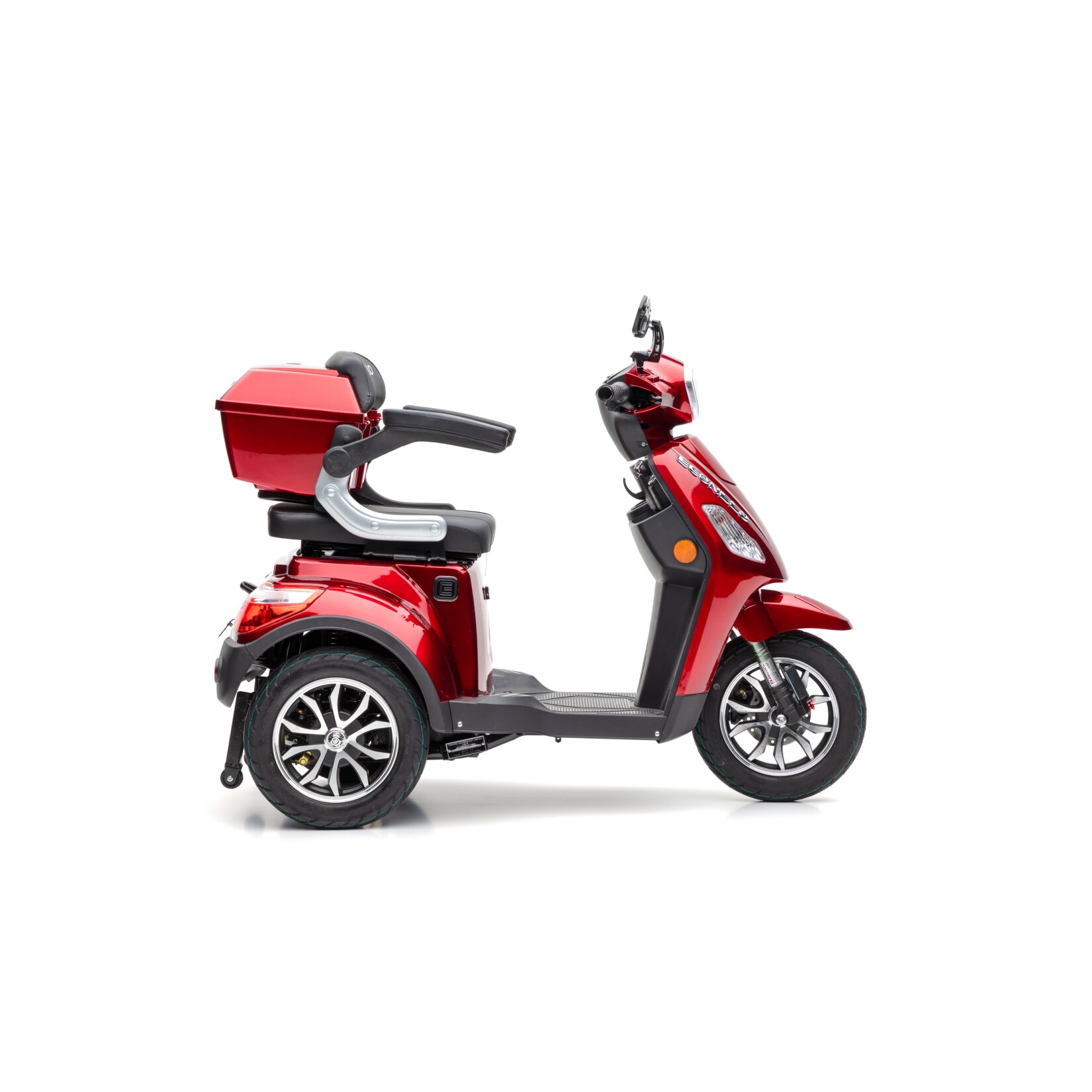 ECONELO J 1000 Elektroroller mit Blei Akku, bordeaux