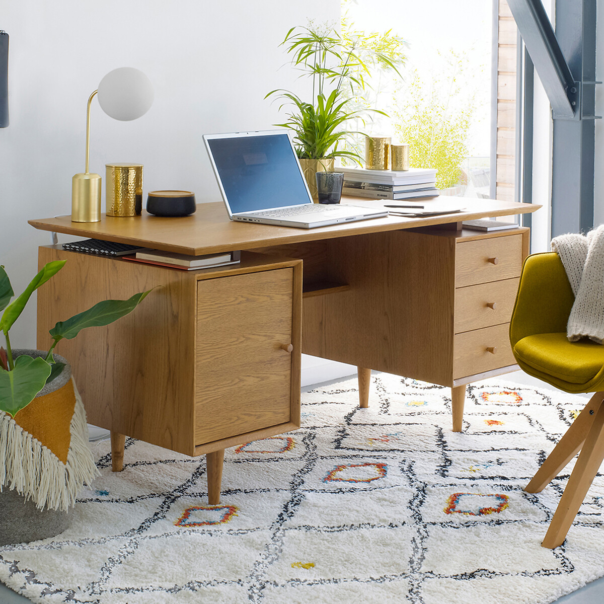 LA REDOUTE INTERIORS<br>mesa vintage, 2 caixas, Quilda