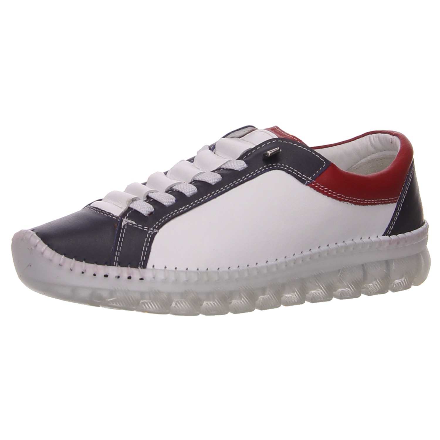 elbandi Halbschuh weiß weiss/weiss kombi
