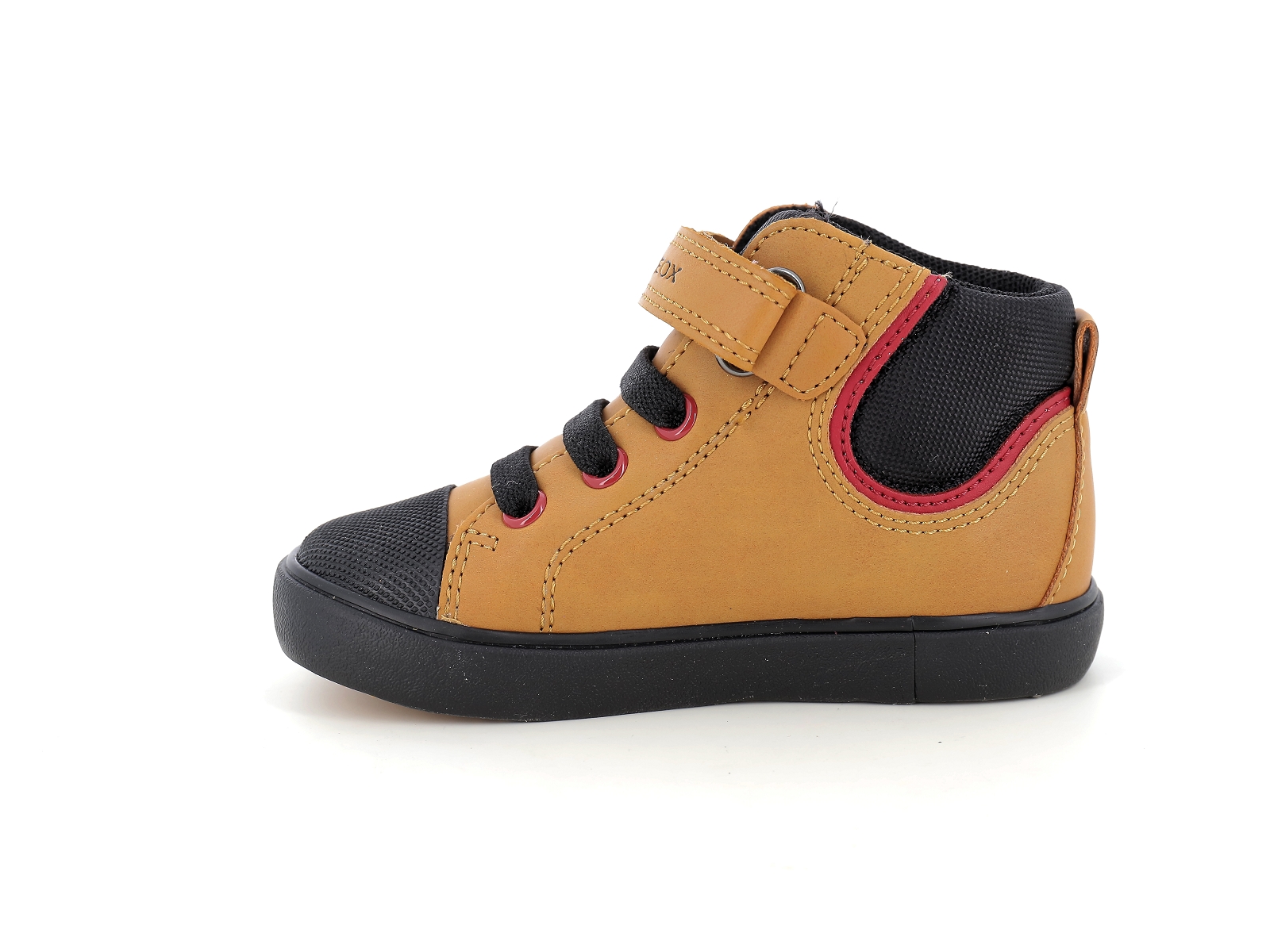 Geox-B GISLI BOY B361NB Matières combinées Moutarde