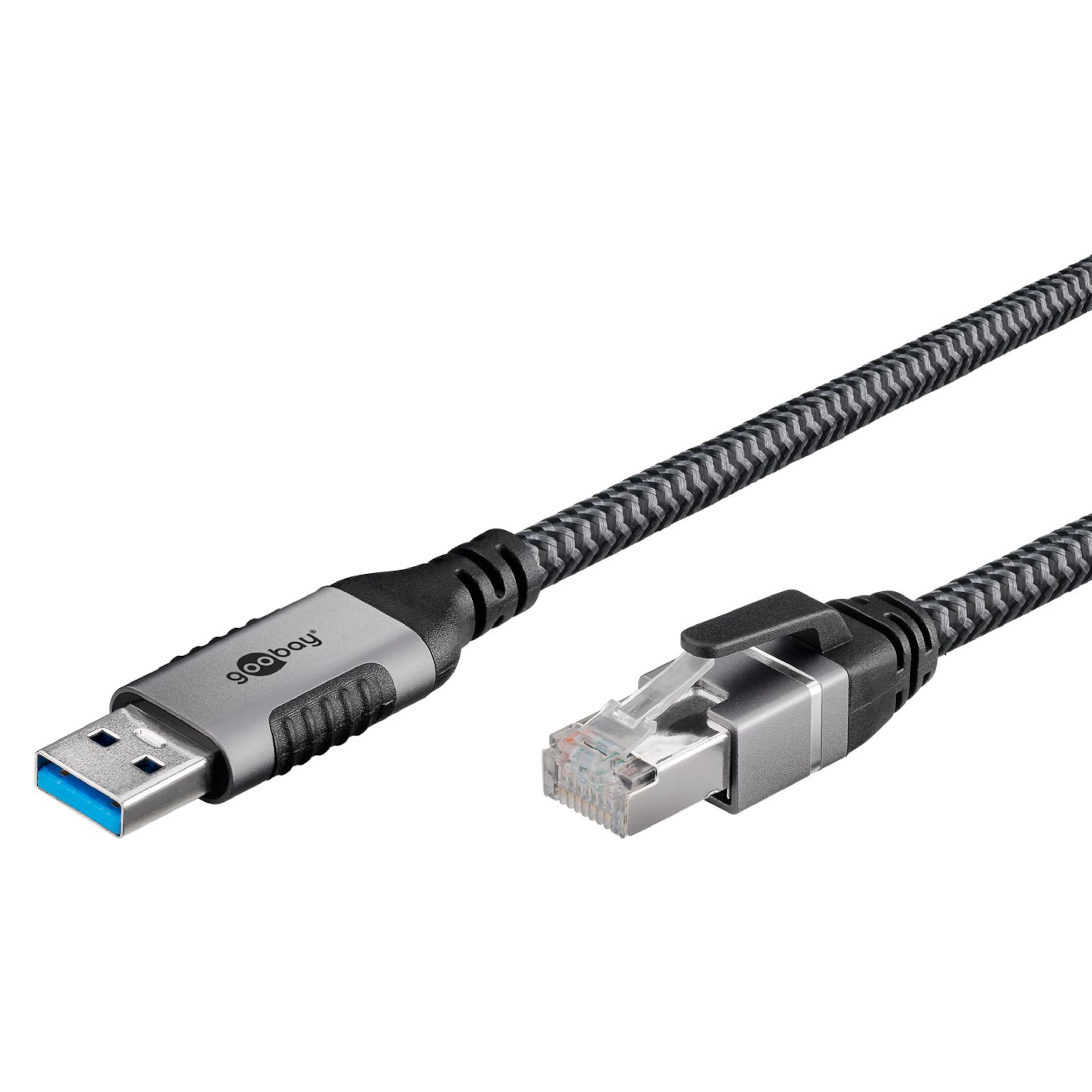 Nettverkskabel med USB-tilkobling USB-A 1 m
