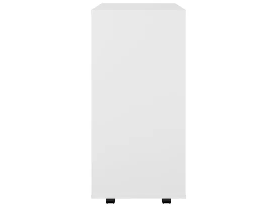 Armoire à roulettes Blanc 60x35x75 cm Bois d’ingénierie