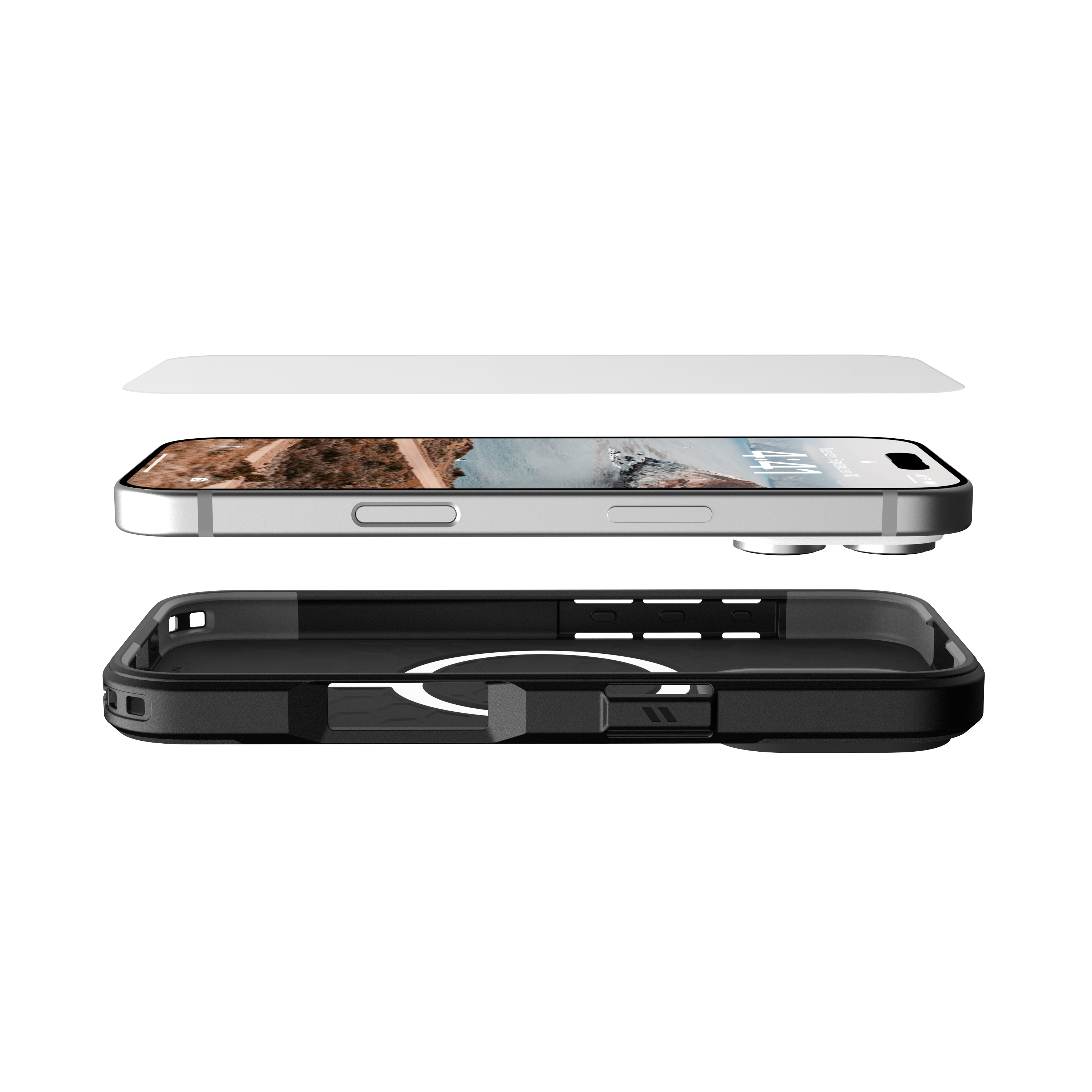 iPhone 16 Pro Glass Shield Panzer Glas Displayschutz Case Friendly (14436211NA)
