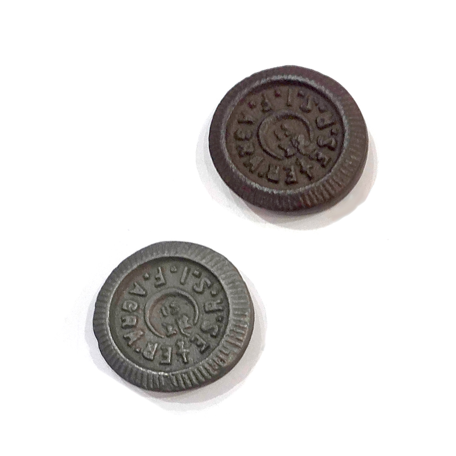 Alte indische Gewichtseinheit 'Seer', 200g, Ø 6,5 cm von fischer's lagerhaus