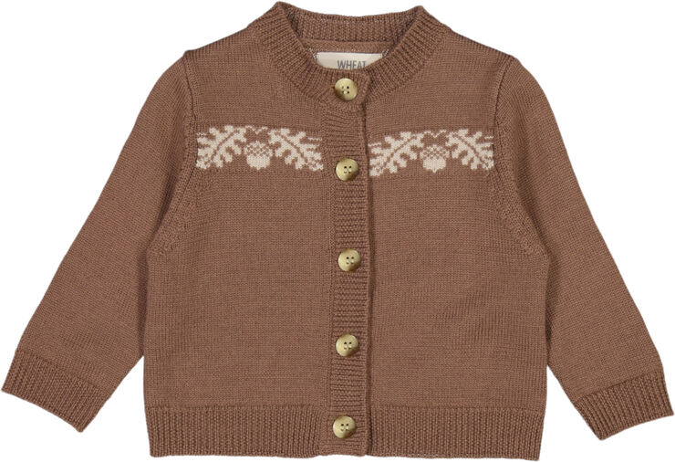 Wheat Strik Cardigan Agern Vintage rose