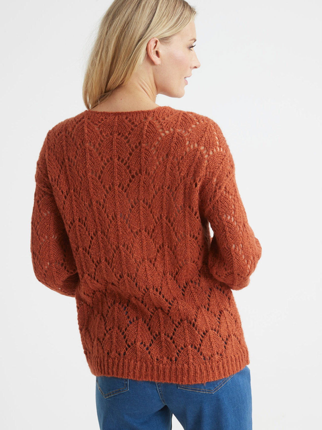Pull avec mohair et laine