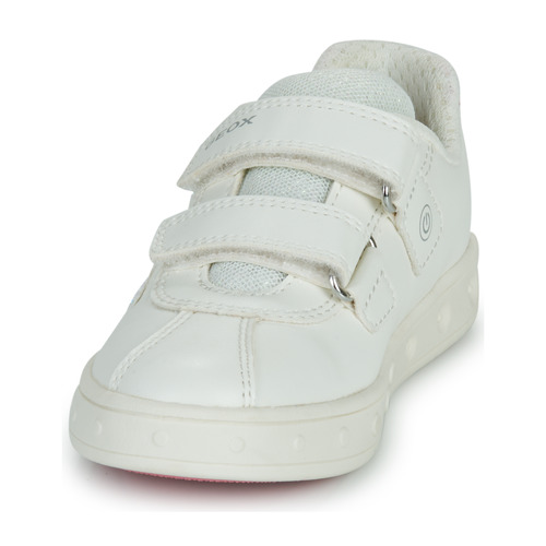 Geox - J SKYLIN GIRL - Blanc / Rose