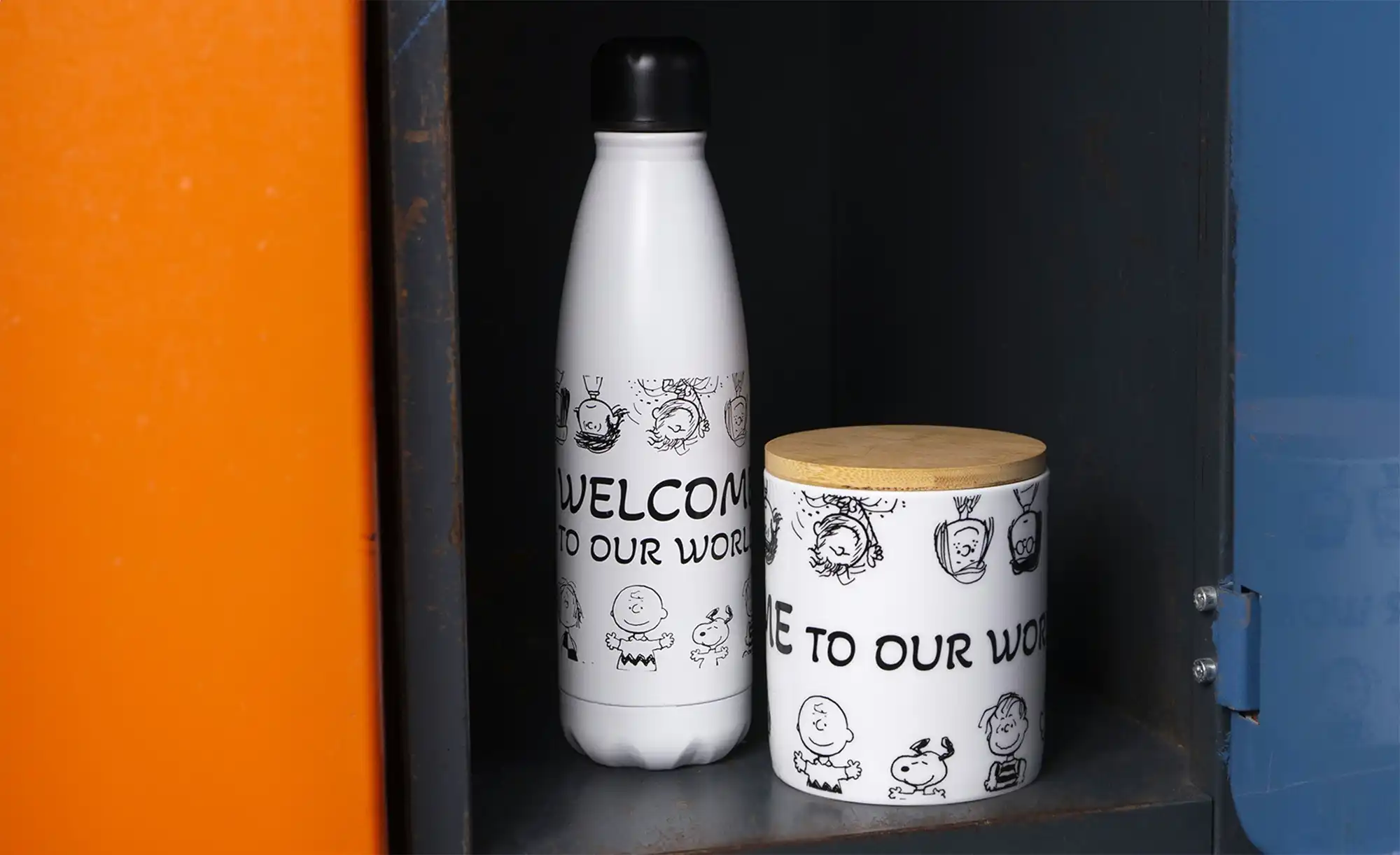 Isolierflasche Peanuts