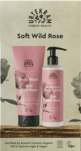 Urtekram Dare To Dream Body Wash & Body Lotion Soft Wild Rose Giftset 1ST