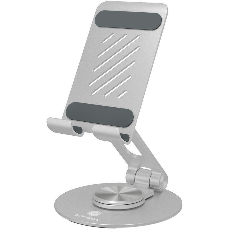 Icy Box Smartphone- und Tabletständer IB-TH201R, silber