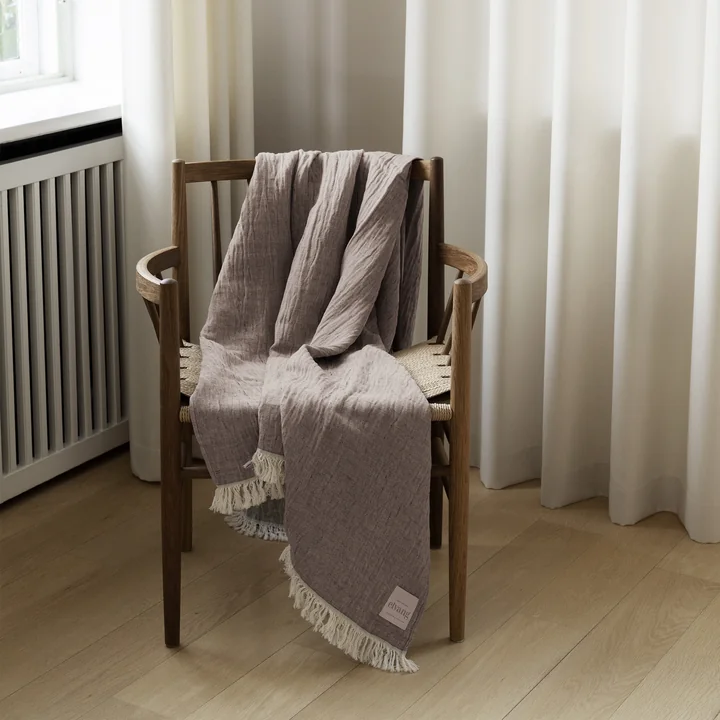 Elvang - Lavender Decke, 130 x 180 cm, braun