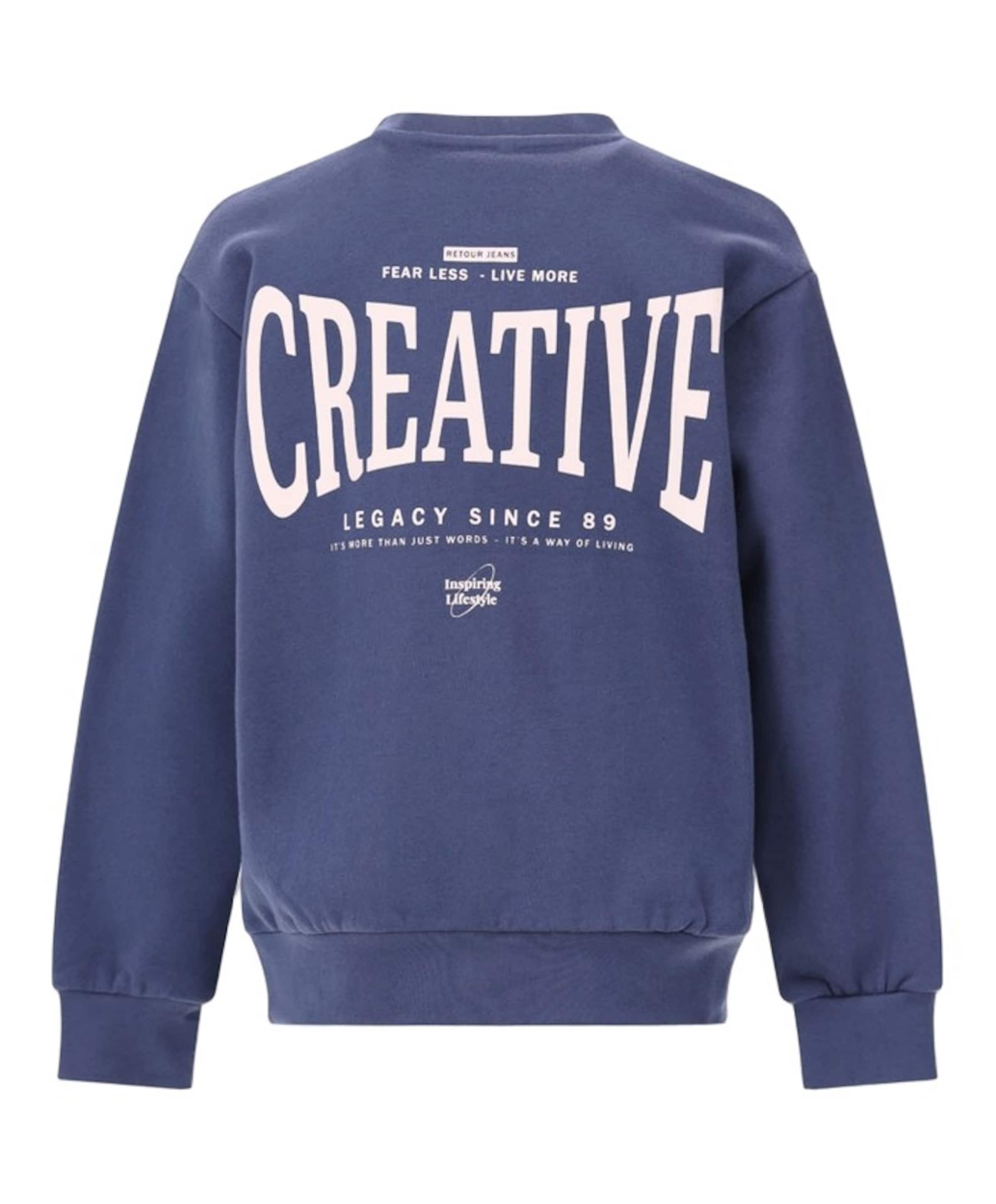 Retour Jongens trui blauw