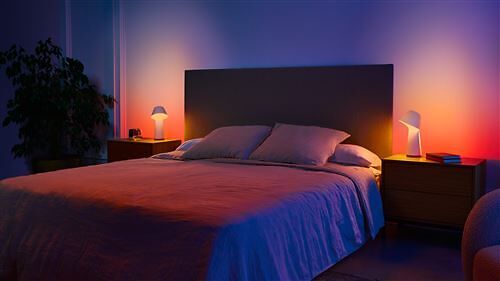 Philips hue TWILIGHT Tischleuchte - Weiss / B: 16.2 cm x T: 15.9 cm x H: 33.0 cm