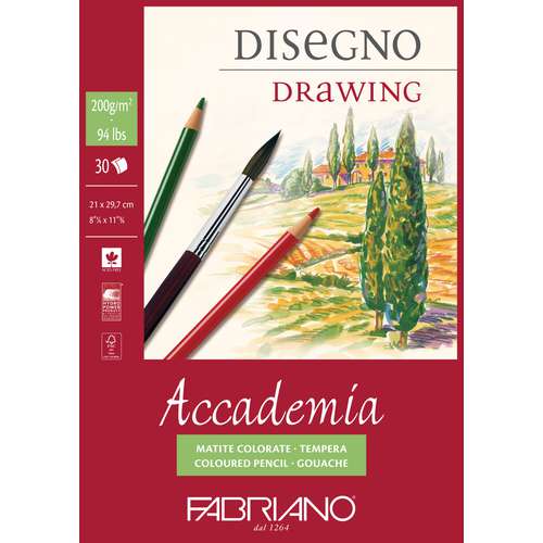 FABRIANO® Accademia Jumbo Aquarell- und Zeichenblock