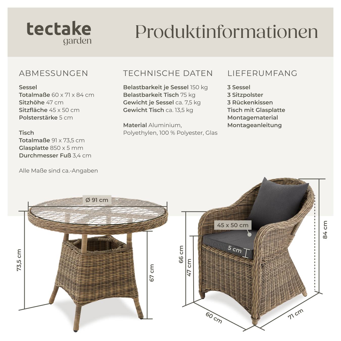 Rattan Sitzgruppe Zürich