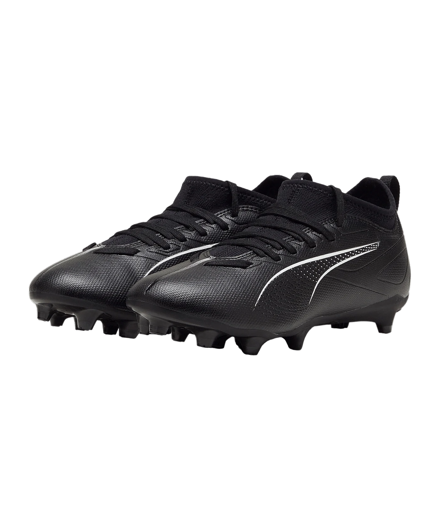 PUMA ULTRA 5 Match FG/AG Eclipse Jr Kids Schwarz Weiss F02
