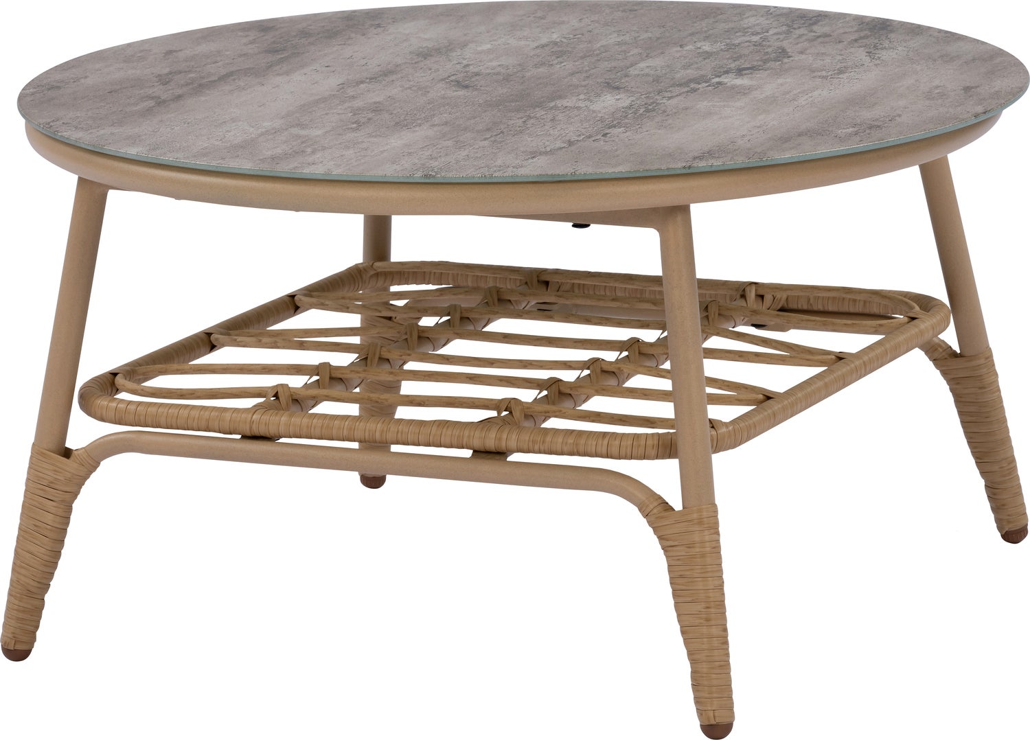 Intratuin loungetafel Zoe naturel D 51 H 48 cm