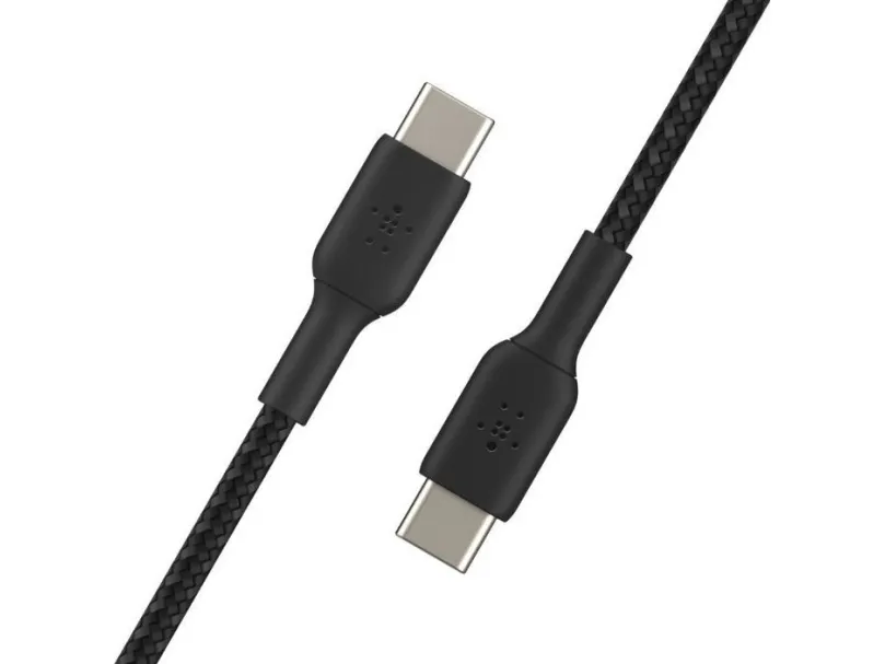 Belkin BoostCharge - USB-kabel - 24 pin USB-C (han) til 24 pin USB-C (han) - 1 m - sort