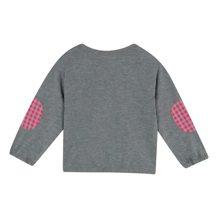 Babe & Tess Sweat Love | Gris chiné