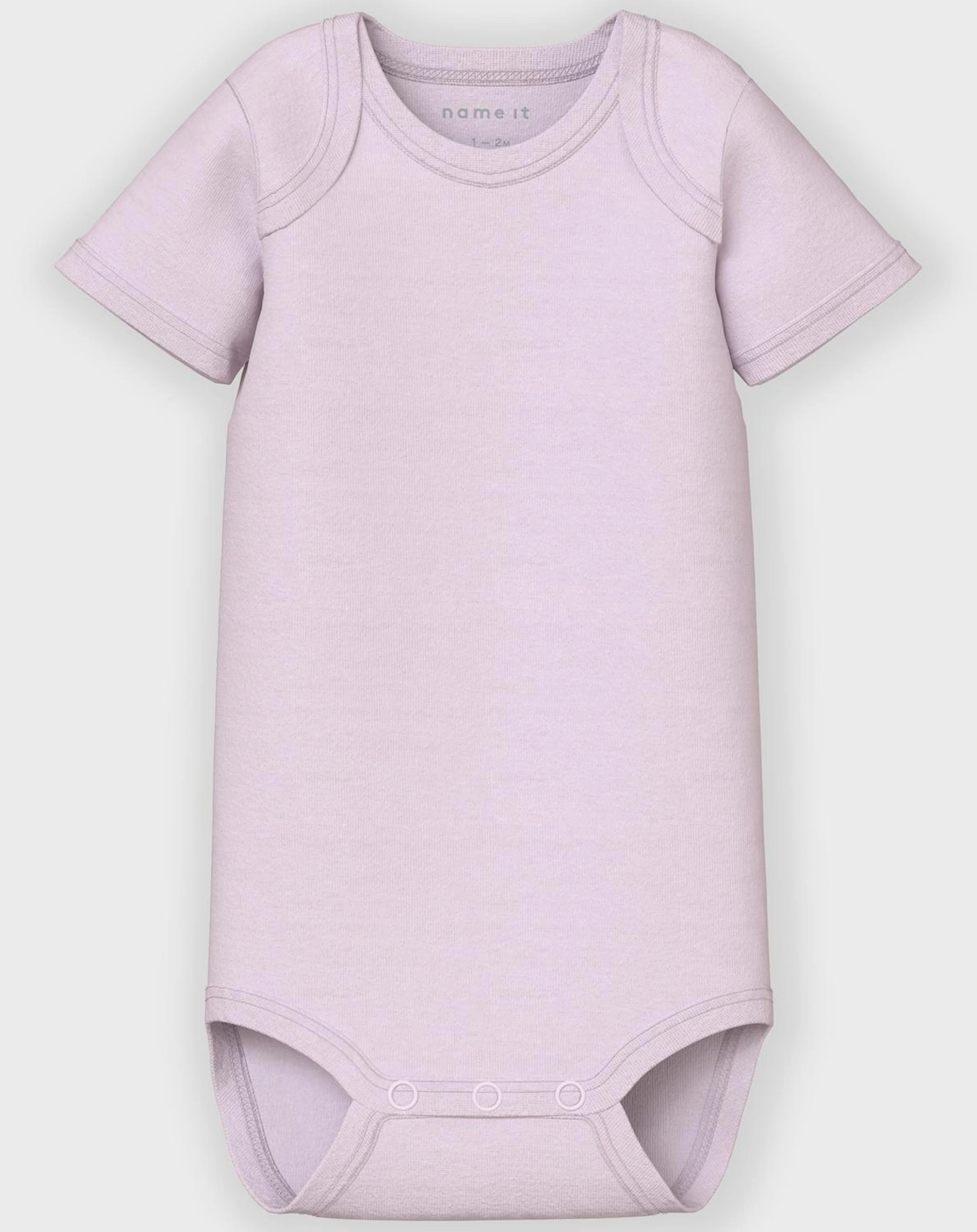 Kurzarm-Body NBFBODY FLOWER 2er Pack in blau/rosa