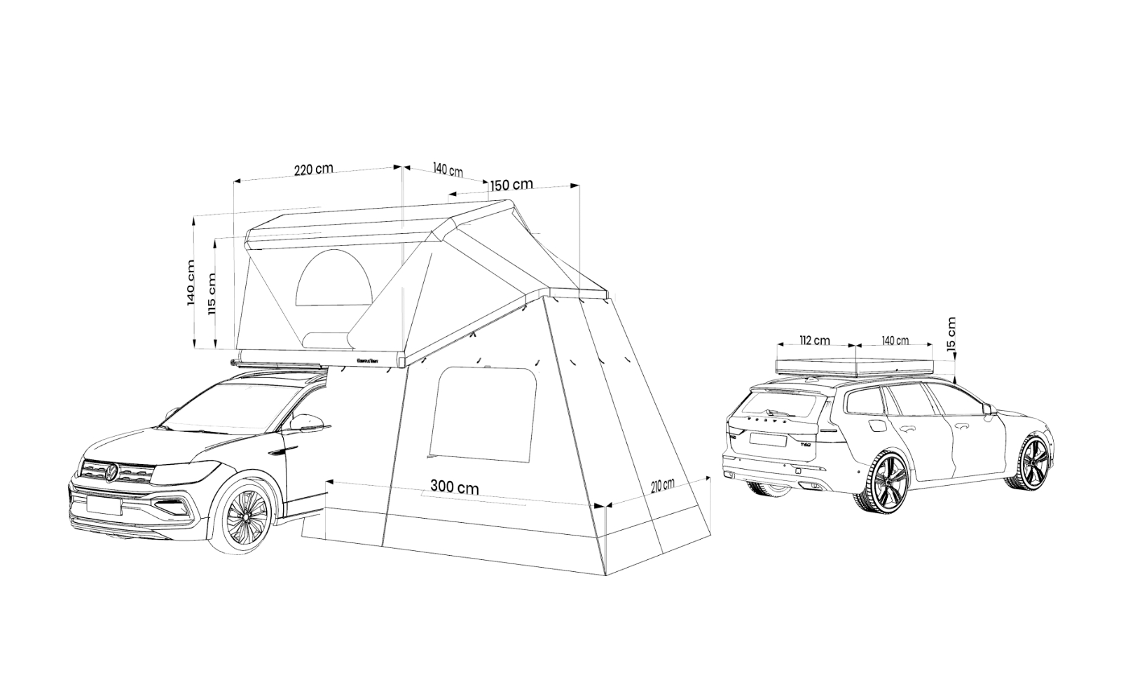 GentleTent Vorzelt Roof 2022