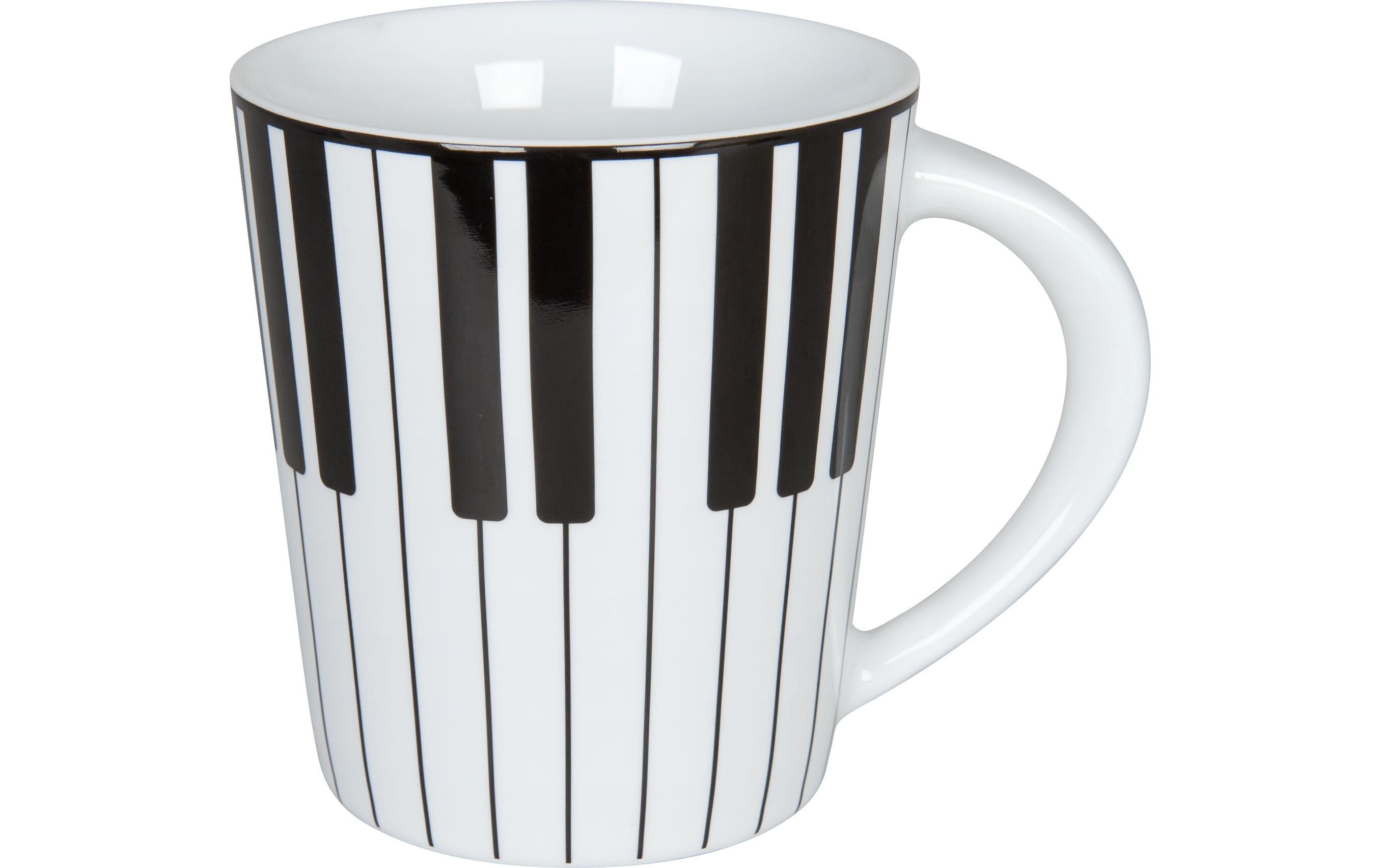 Universaltasse Piano 380 ml, WeissTasse mit Henkel